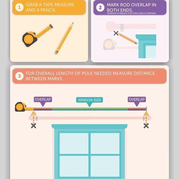 Curtain Rod 28-48" Warm Gold Drapery Window Rod - Picture 5 of 6